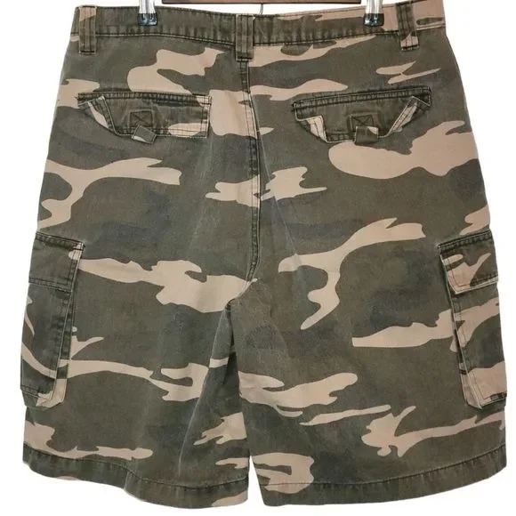 Men's Canyon Guide Camo Cargo Shorts Size 34 - Picture 2 of 3